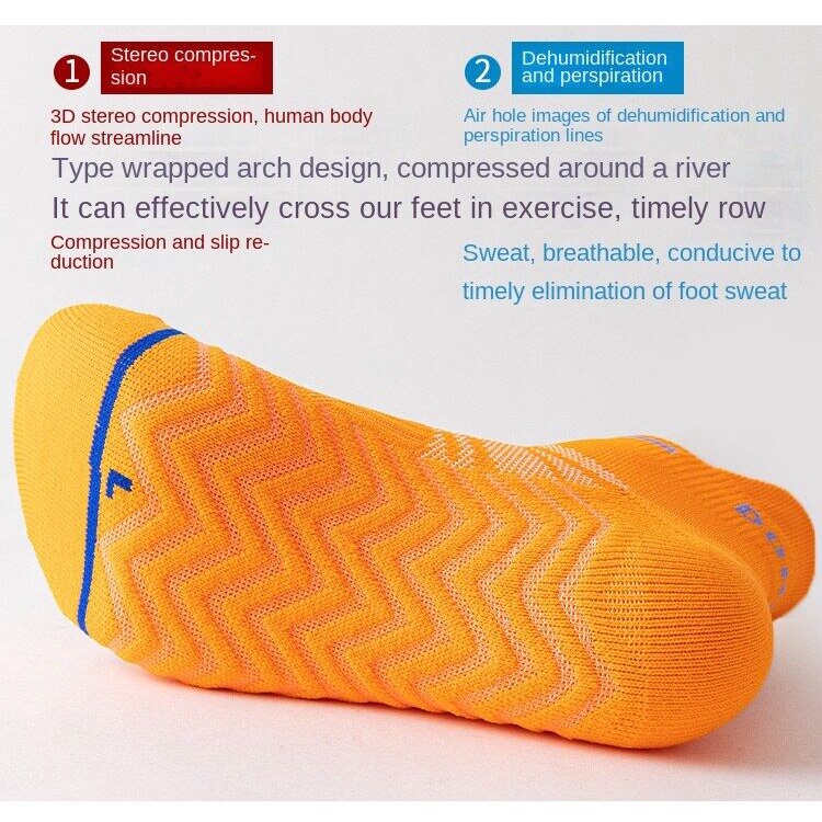 Bộ 3 Đôi Vớ Chạy marathon Với Đế Dày Nhanh Khô Chuyên Dụng Cho Nam Và Nữ