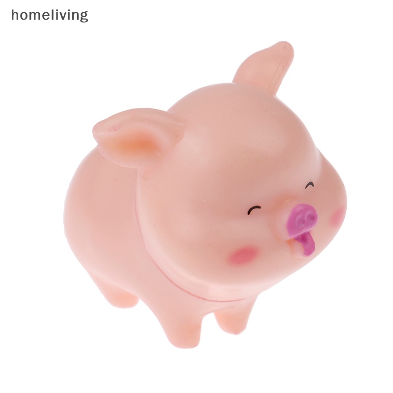 Bộ 6 Búp Bê Hình Chú Heo Nhỏ Xinh Để Bàn Trang Trí Xe Hơi