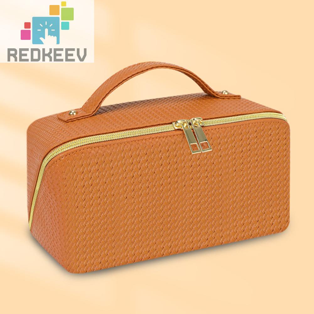 Túi Đựng Mỹ Phẩm Da PU Dung Tích Lớn Tiện Dụng Khi Đi Du Lịch