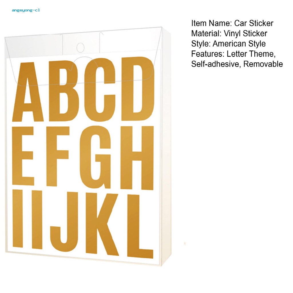 Bộ Đề Can Vinyl In Chữ Chống Nước Dán Trang Trí Thân Xe Hơi Mailbox