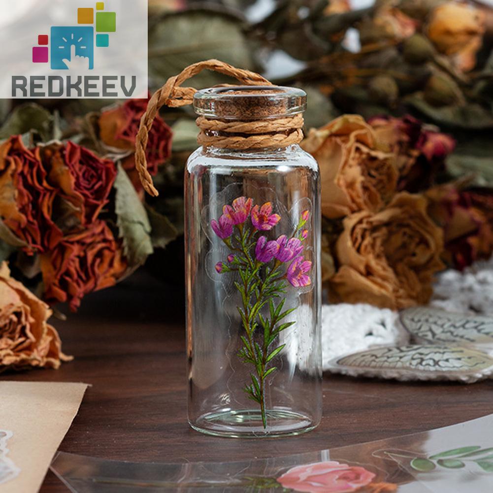 Sticker Dán Trang Trí Nhật Ký / Scrapbook Bằng PVC Phong Cách Vintage Dễ Thương