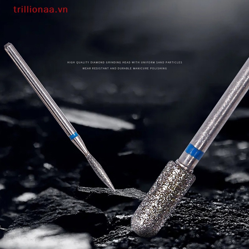 Set 6 Mũi Khoan Kim Cương Chuyên Dụng Cho Máy Mài Móng Tay