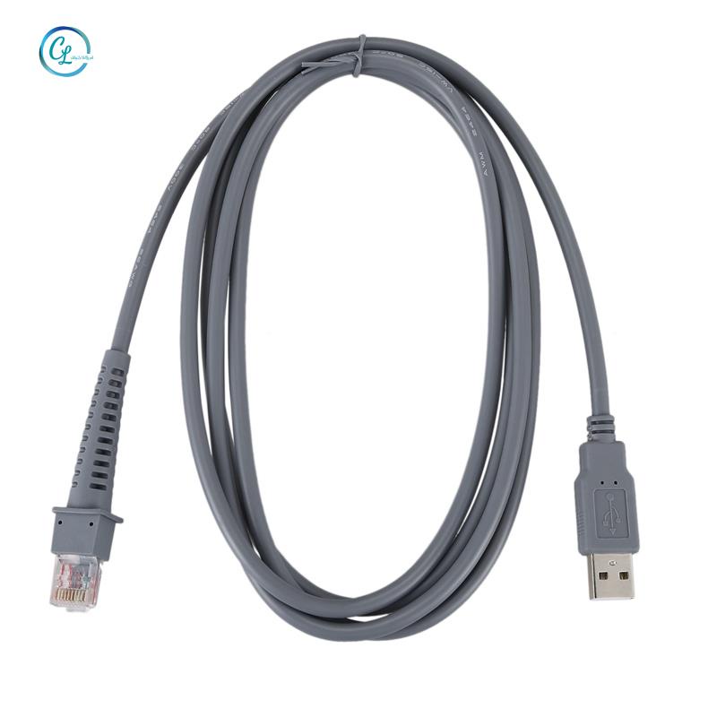 1 CáP ChuyểN ĐổI USB A Sang RJ45 7ft 2M Cho MáY Scan Mã VạCh LS4278 LS2208 2208AP