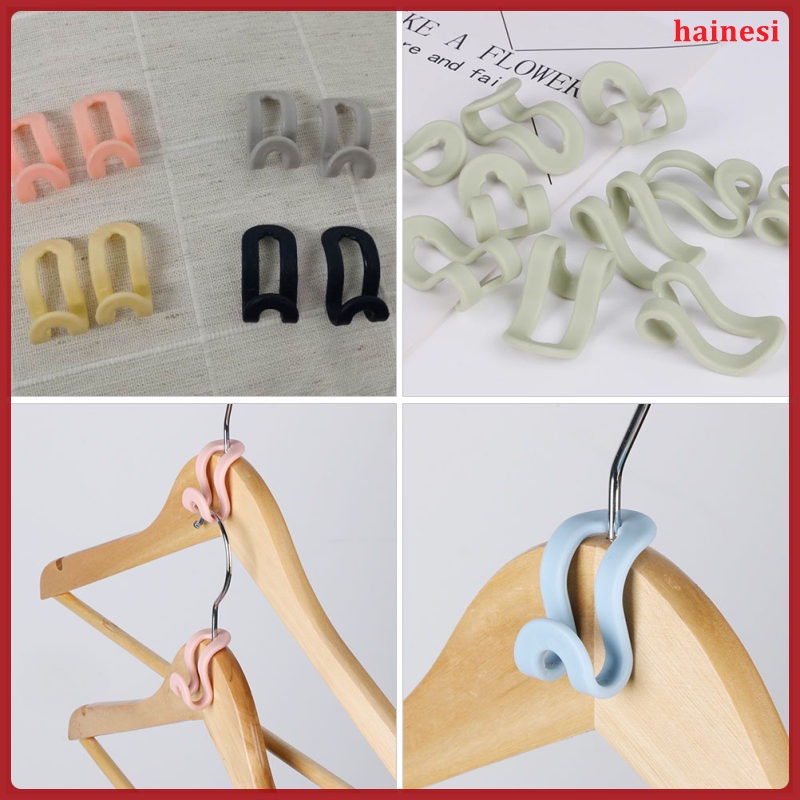 Set 24 Móc Nhựa Treo Quần Áo Tiết Kiệm Không Gian