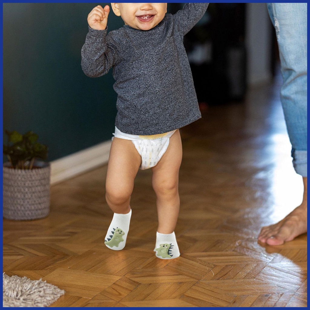 Vớ Em Bé Sơ Sinh Đính Búp Bê Hoạt Hình Dễ Thương