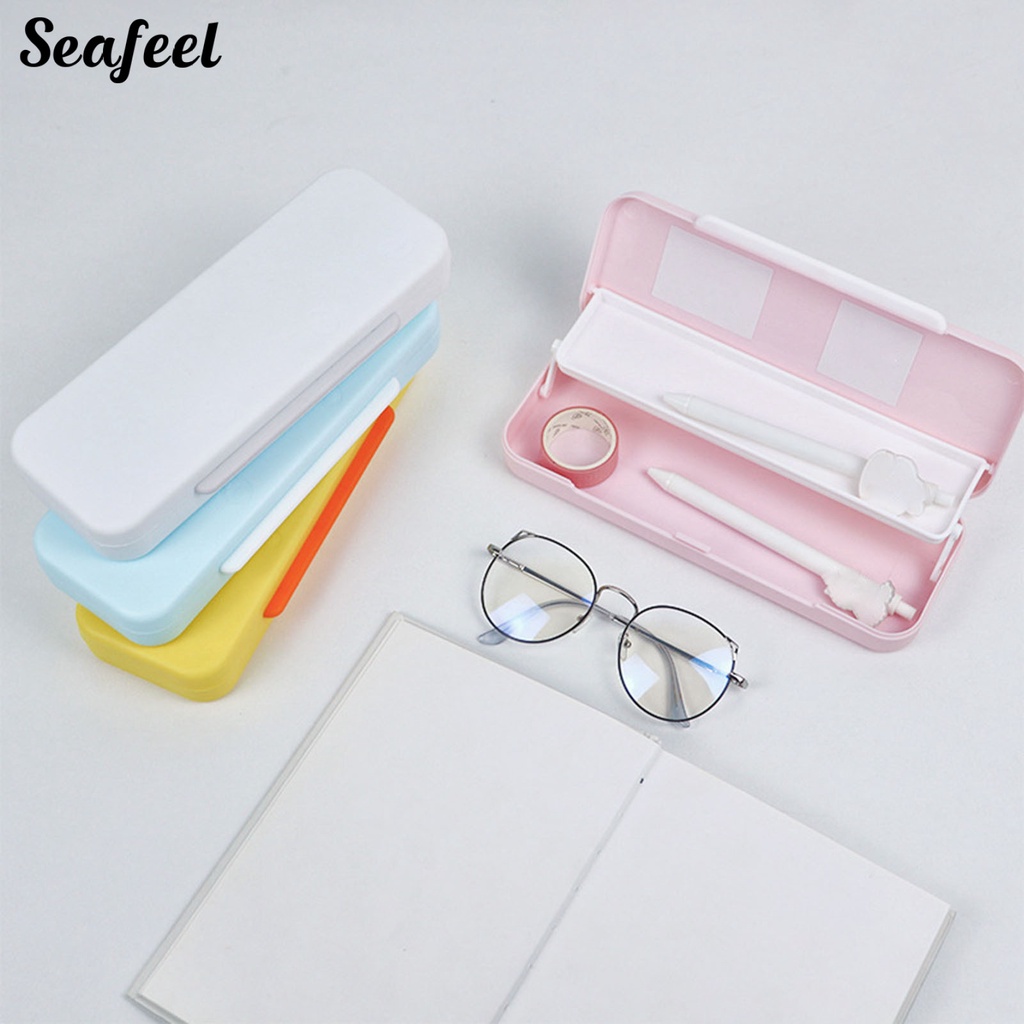 Túi Đựng Bút Bằng PP Viền Mịn Chống Mài Mòn Dung Tích Lớn Cho Trường Học