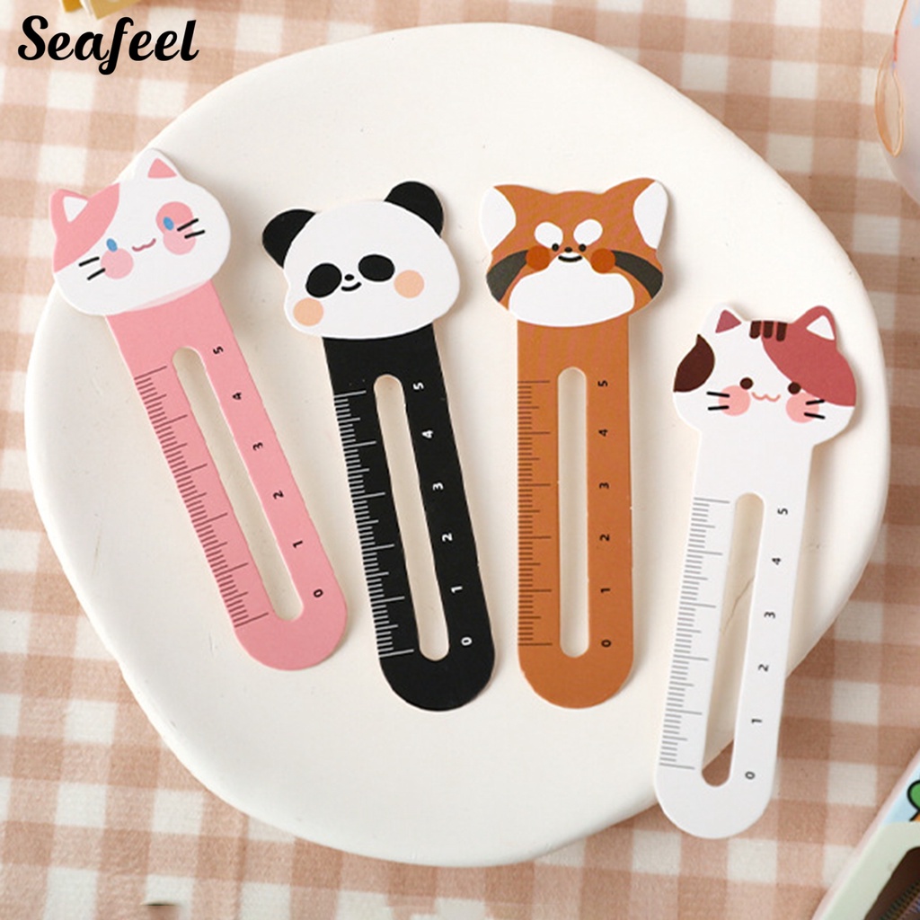 Set 30 Bookmark Giấy 5cm Đánh Dấu Trang Sách Hình Động Vật Hoạt Hình Đa Năng