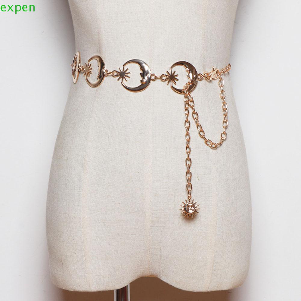 Dây Xích Kim Loại Gắn Thắt Lưng Quần Jean Phong Cách Gothic Vintage|Vòng Tay Bạc Nhiều Màu Thời Trang Harajuku