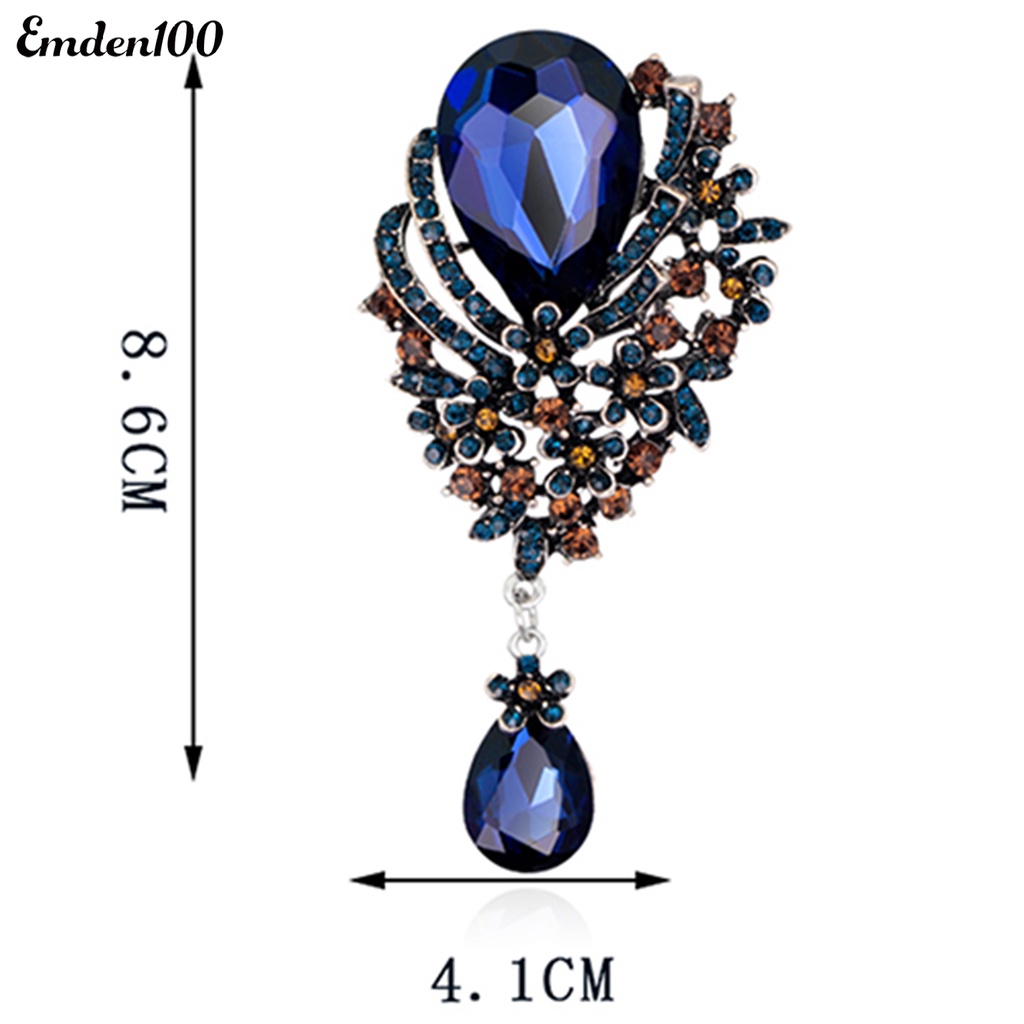 Ghim Cài Áo Đính Đá Thời Trang Dành Cho Nữ