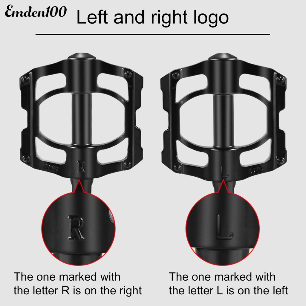 Set 2 Bàn Đạp Xe Đạp Chống Trượt Bằng Hợp Kim Nhôm