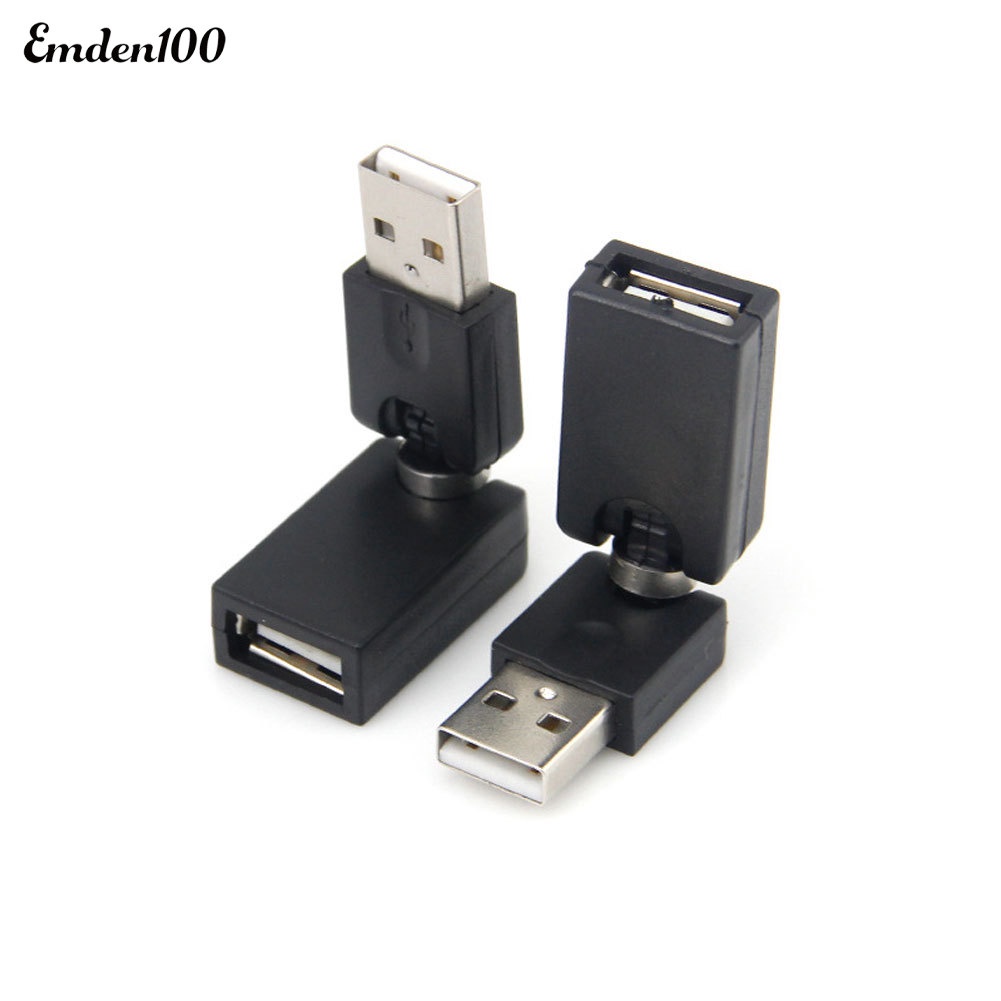 Dây Cáp Chuyển Đổi Đầu Đực Sang Đầu Cái Xoay 360 Độ USB 2.0