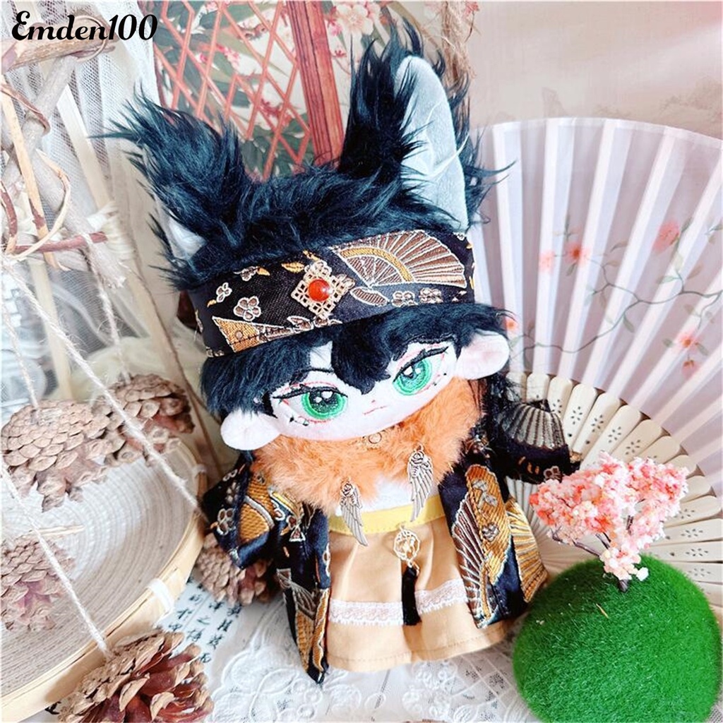 1 Bộ Quần Áo Búp Bê Phong Cách Trung Hoa Cổ Điển Kèm Băng Đô 20cm