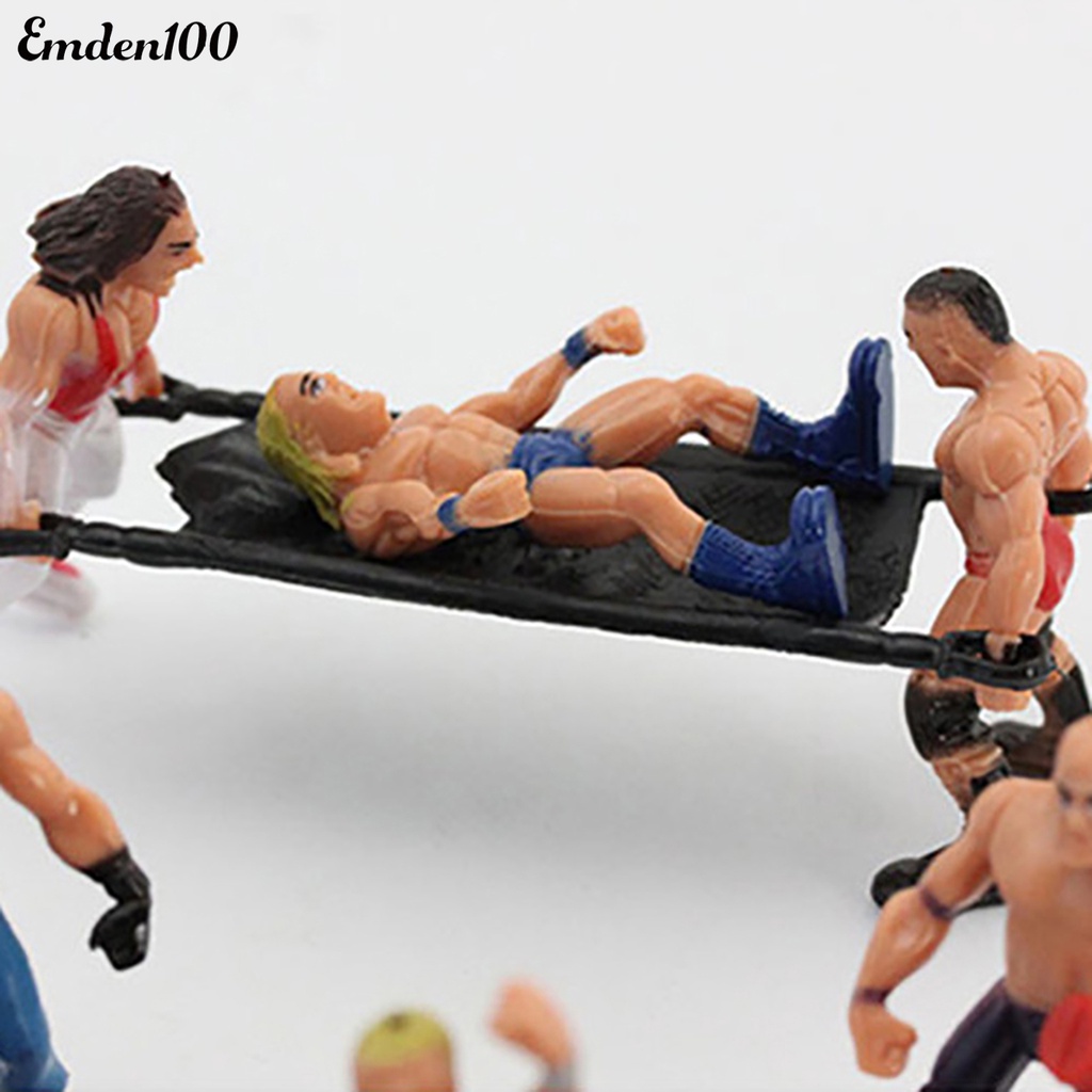 1 Bộ Mô Hình Nhân Vật Wrestling Trang Trí Đáng Yêu