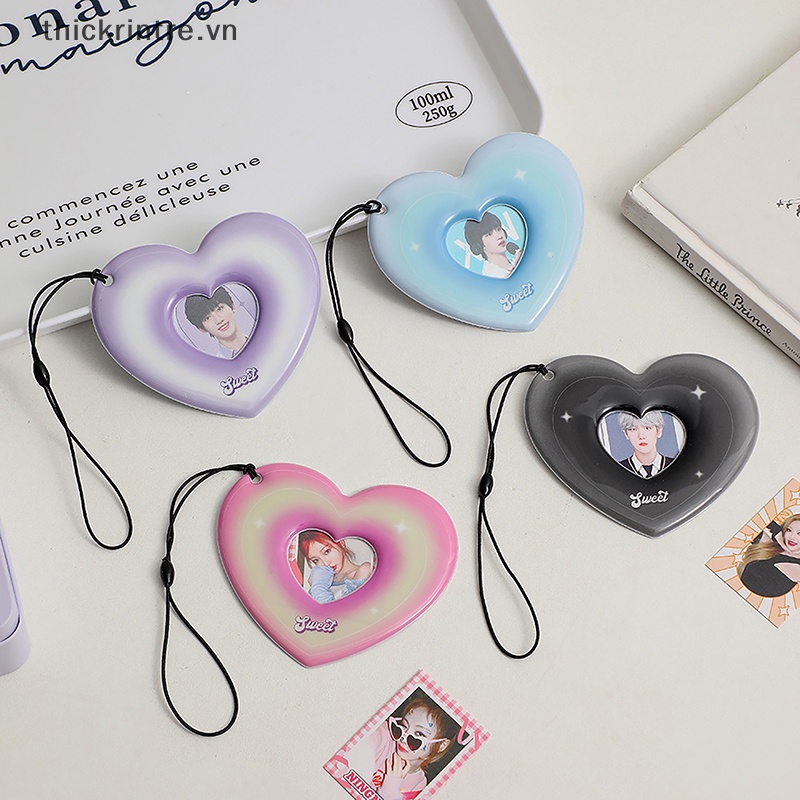 Móc Khóa Hình Trái Tim Xinh Xắn Dễ Thương