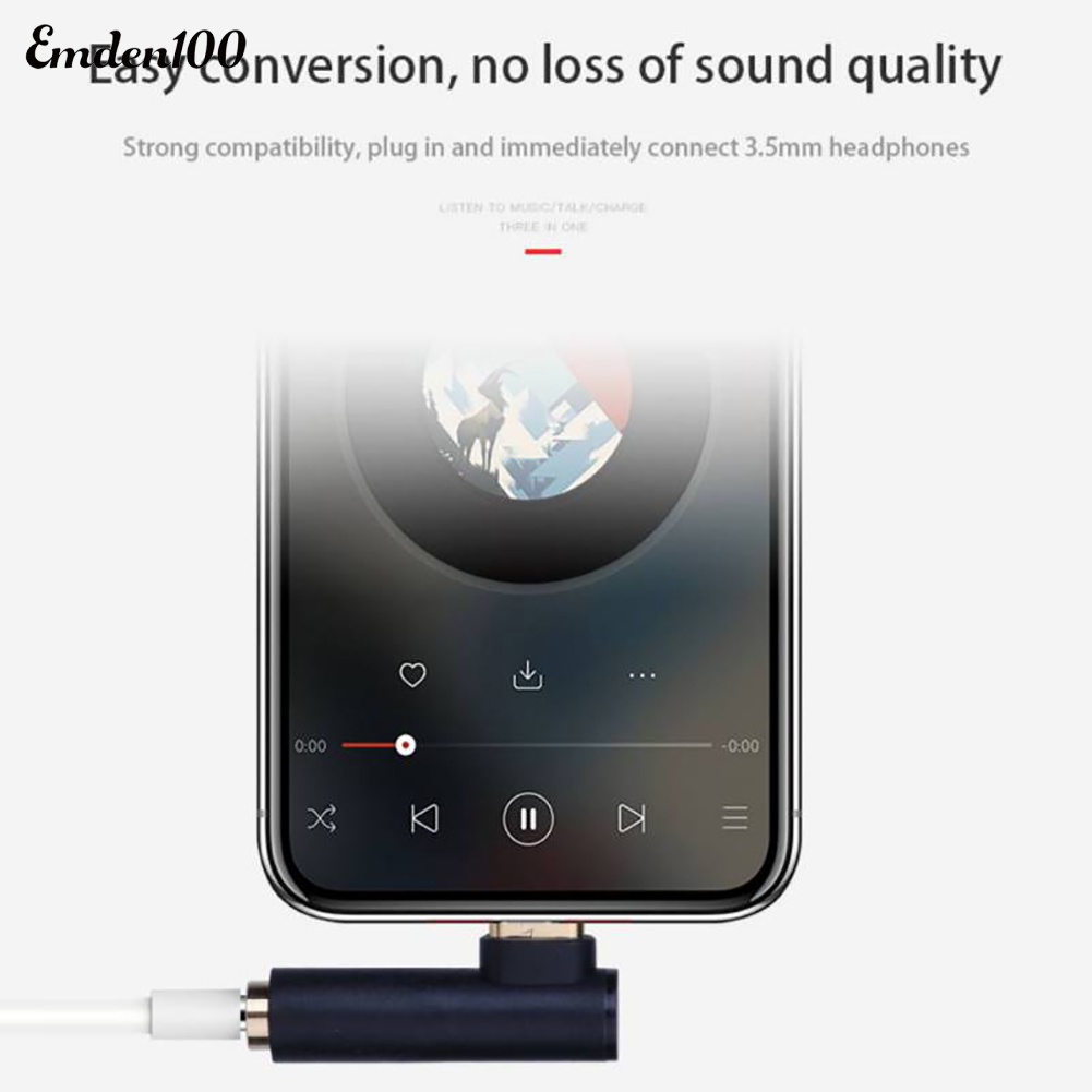 Đầu Chuyển Đổi Âm Thanh Type C Sang Giắc Cắm 3.5mm Cho Điện Thoại