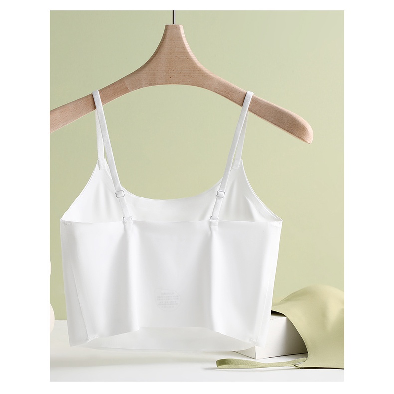 Áo Lót Lụa Mát Không Đường May Có Mút Nâng Ngực Chống Lộ Lưng Size S-XL Dành Cho Nữ 35-65kg