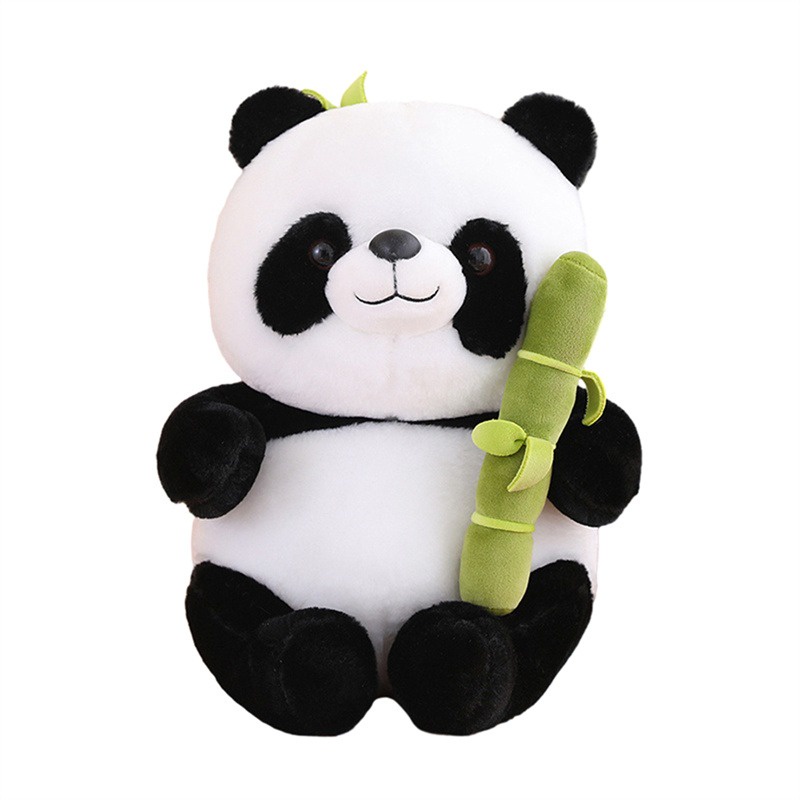 🔥giao Hàng Nhanh Chóng🔥 Dễ Thương Tre Ống Gấu Trúc Sang Trọng Kawaii Nước Mắt Gấu Trúc Nhồi Bông Thú Bông Plushie Siêu Mềm Ôm Gối