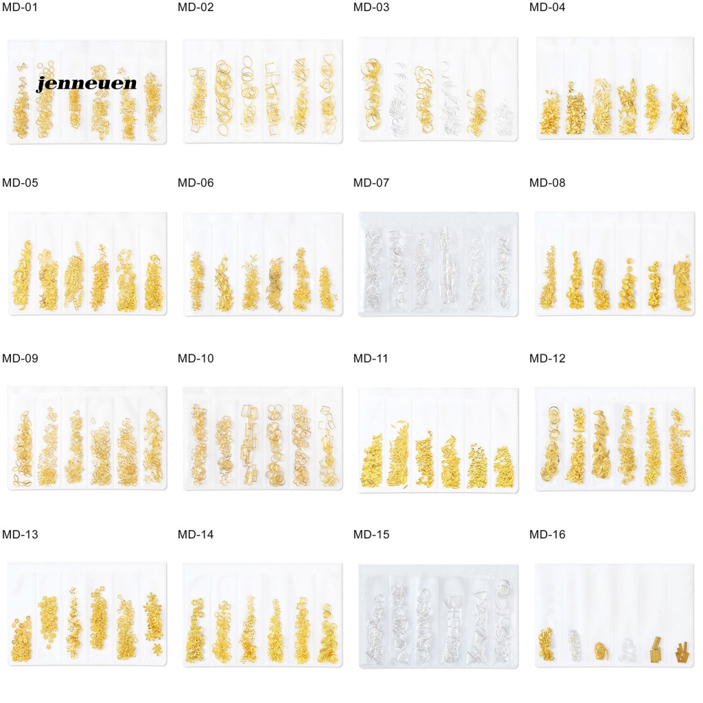 Hộp Phụ Kiện Đinh Tán Trang Trí Móng Tay Sáng Bóng Thời Trang