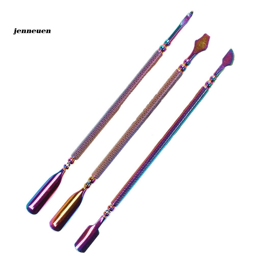 Bộ 3 Dụng Cụ Chăm Sóc Móng Tay Với Thiết Kế Hai Đầu Tiện Dụng