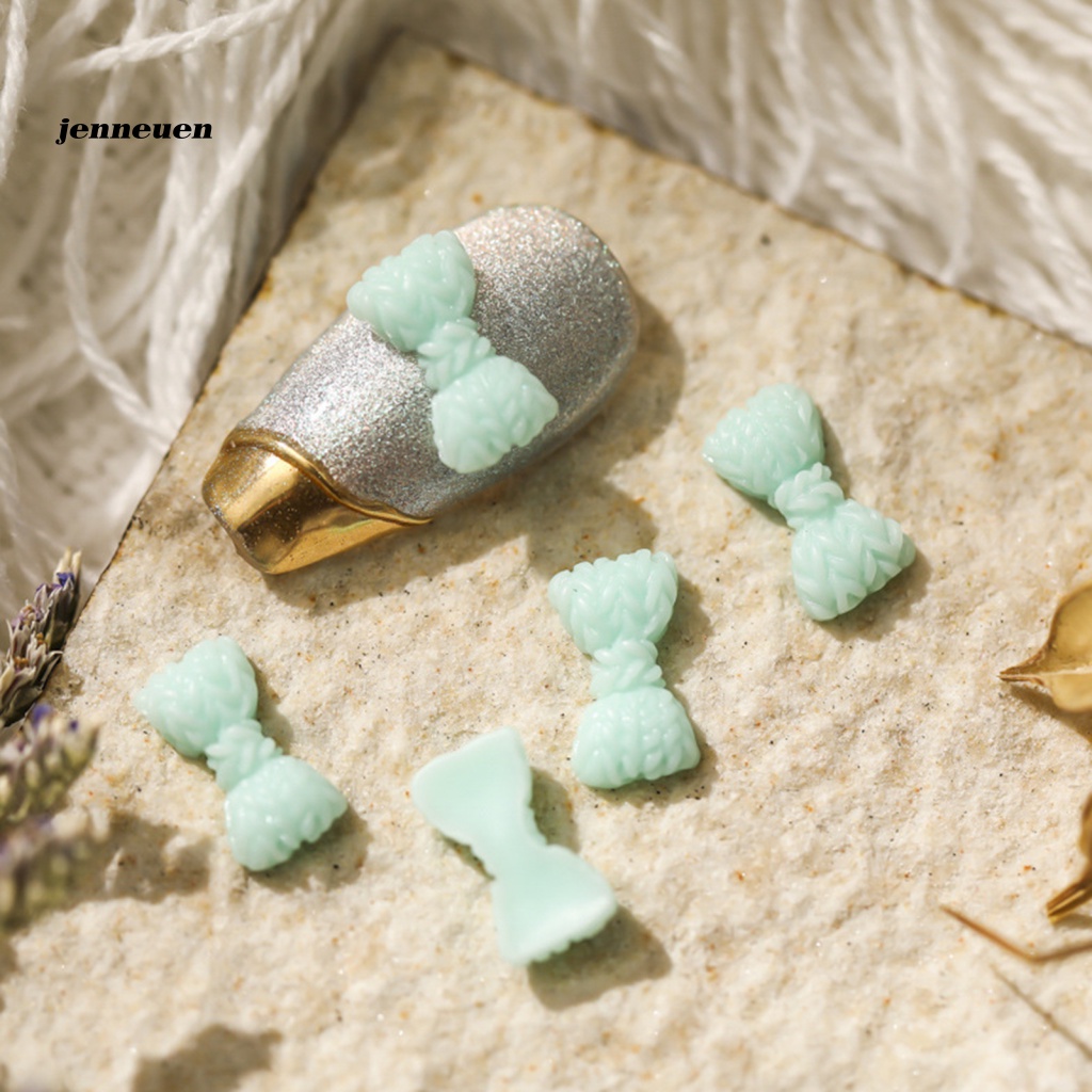 Bộ 50 Hạt Nơ 3D Bằng Nhựa Resin Trang Trí Móng Tay Nghệ Thuật