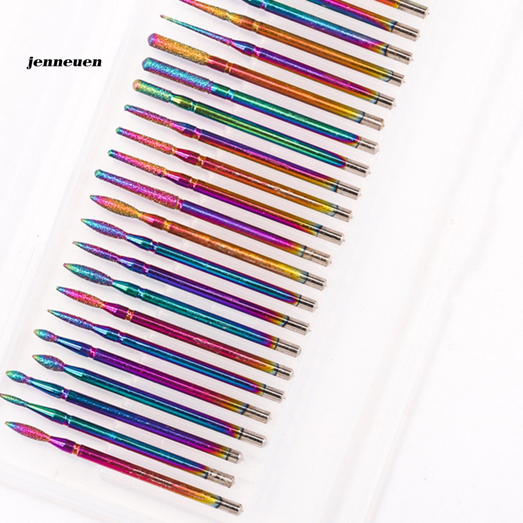 Bộ 30 Đầu Mài Đánh Bóng Móng Tay Chịu Nhiệt Nhiều Màu Sắc