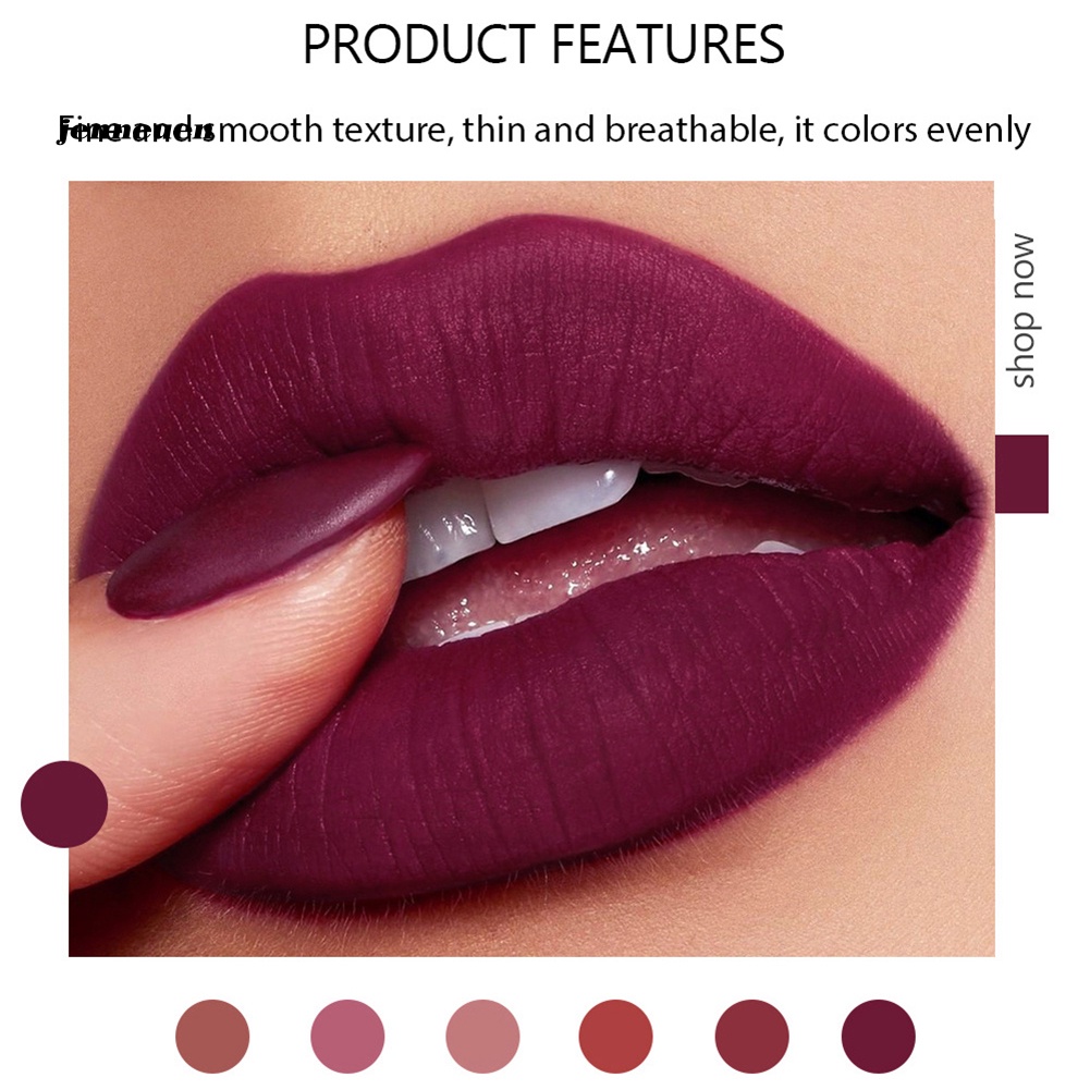 Son Kem Lì HANDAIYAN Chống Dính Lâu Phai 6 Màu Sắc Lựa Chọn