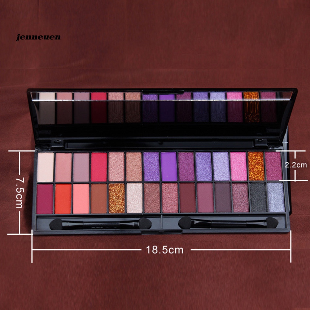 Bảng Phấn Mắt CmaaDu 28 Màu Lì Và Ánh Ngọc Trai Kết Hợp Trang Điểm Lâu Trôi Không Nhòe