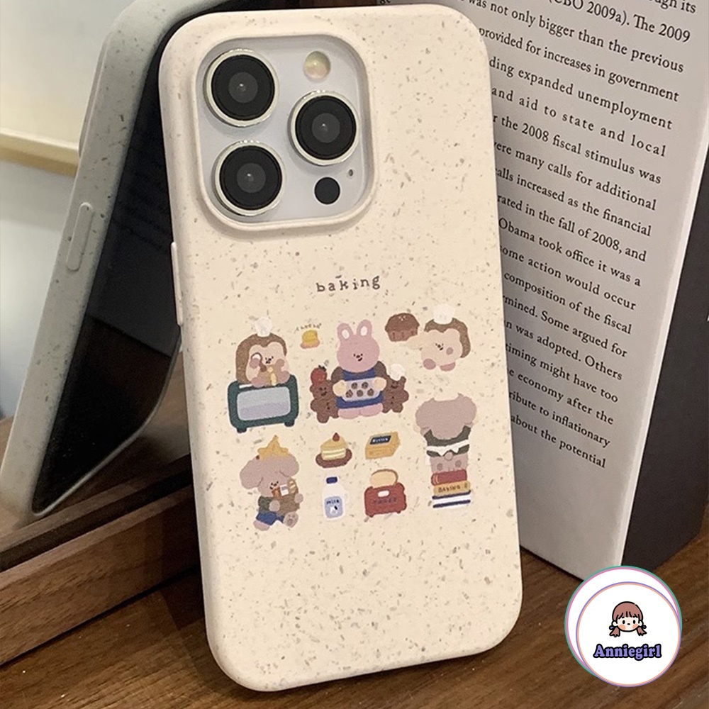 Ốp Điện Thoại Chất Liệu Thân Thiện Với Môi Trường Họa Tiết Động Vật Cho iPhone 14 Pro Max 11 12 13 Pro Max XR XS 8 7Plus