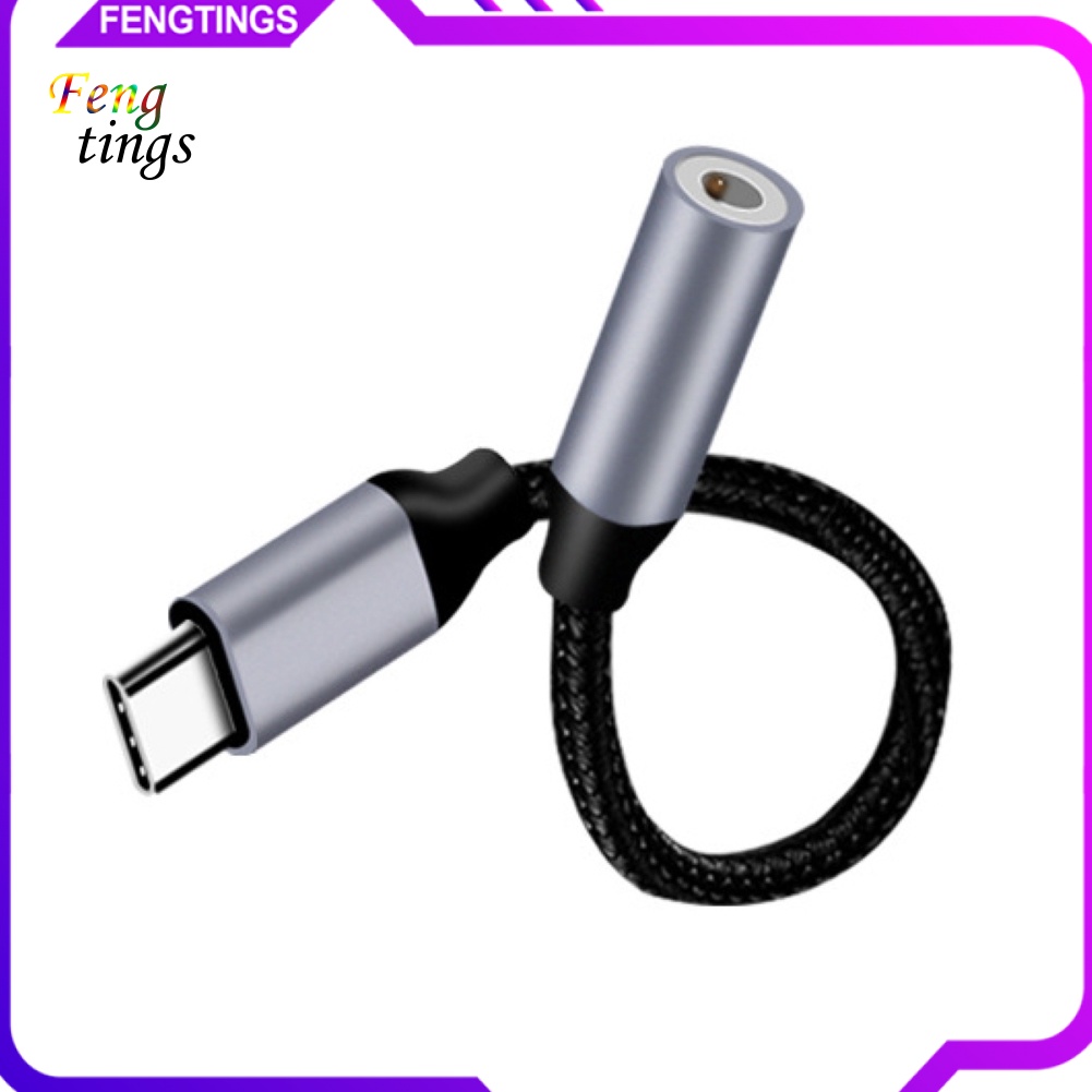 Cáp Chuyển Đổi Âm Thanh Type-c Sang Giắc Cắm 35mm Bằng Hợp Kim Nhôm