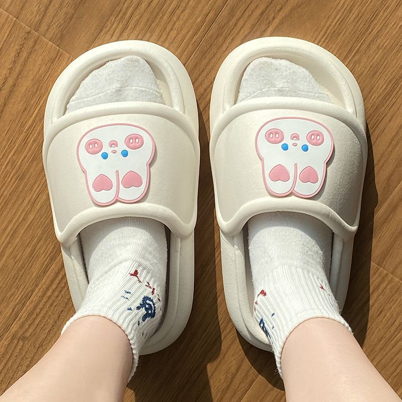 Dép Bánh Mì Đi Trong Nhà Đế Dày Chống Trượt Thời Trang Mùa Hè Dễ Thương Cho Học Sinh
