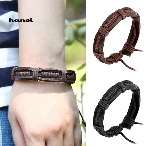 Vòng Đeo Tay Da Giả Thời Trang Cá Tính Cho Nam / Nữ