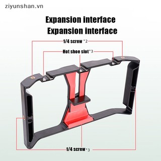  Ziyunshan máy quay video lồng ổn định giá đỡ khung cầm tay giá đỡ phim v điện thoại vn 