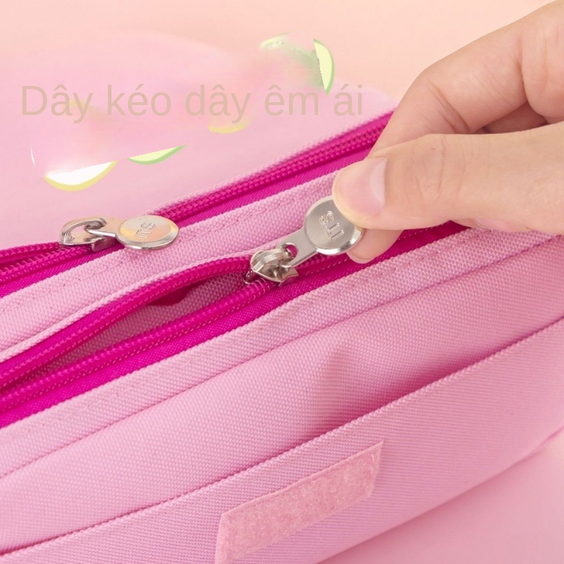 Túi Đựng Bút Hình Chú Gấu Và Dâu Tây Cỡ Lớn Phong Cách Mới 2023