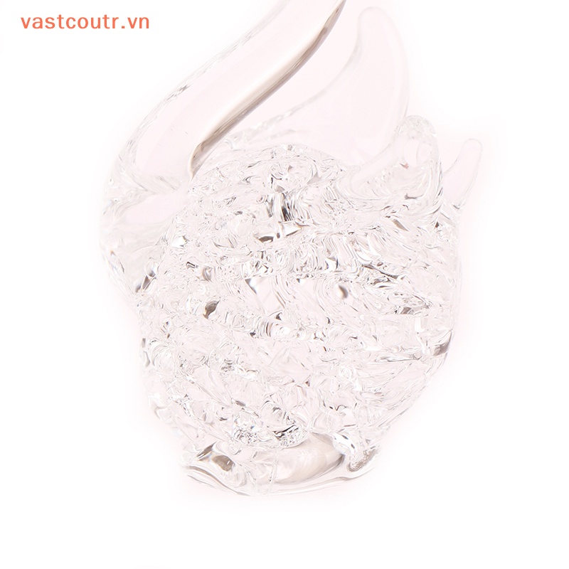 1 Bức Tượng Thiên Nga Bằng Thủy Tinh Pha Lê Để Bàn Trang Trí Nội Thất