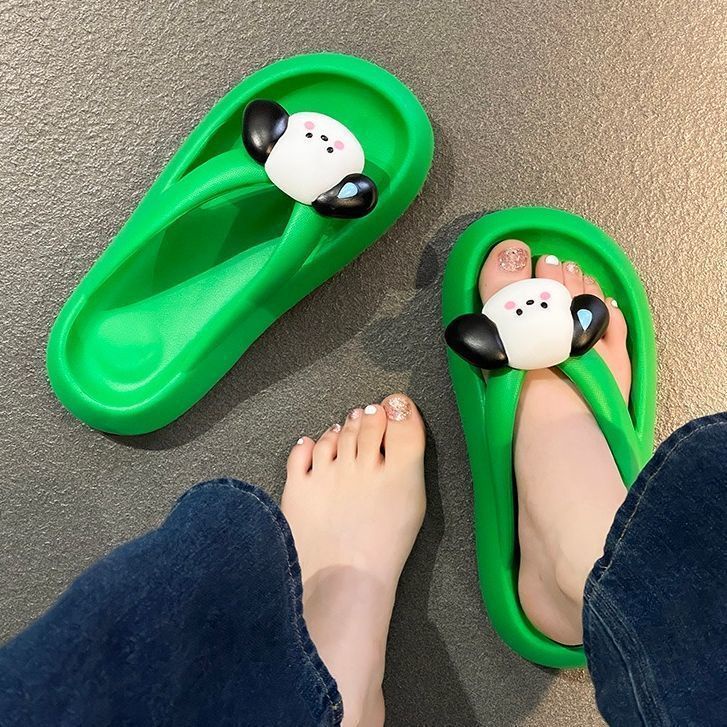 Lật Dép Xỏ Ngón Đế Dày Thời Trang Mùa Hè 2023 Phong Cách vintage Cho Nữ