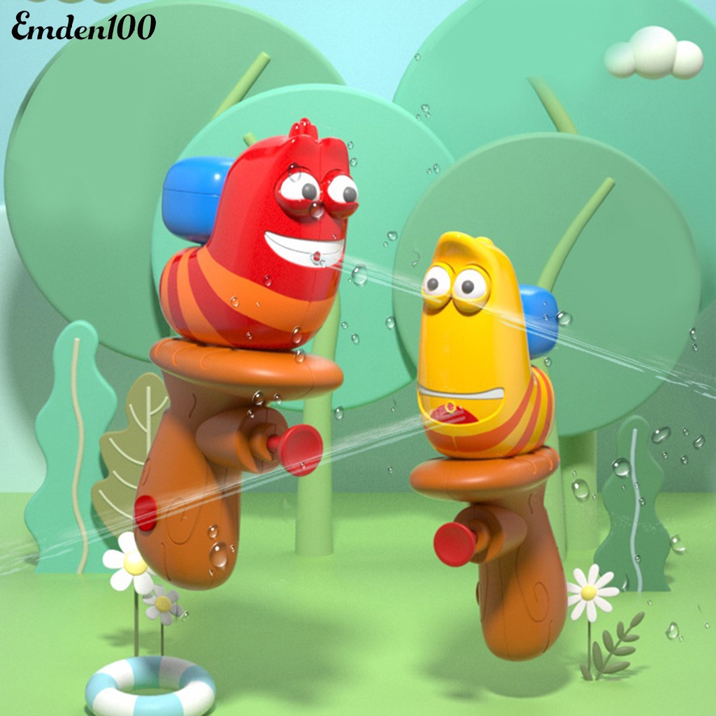 EMDEN Đồ Chơi Bắn Nước Bằng Nhựa abs Cỡ Lớn 4-6cm Họa Tiết Hoạt Hình Dễ Thương Cho Bé