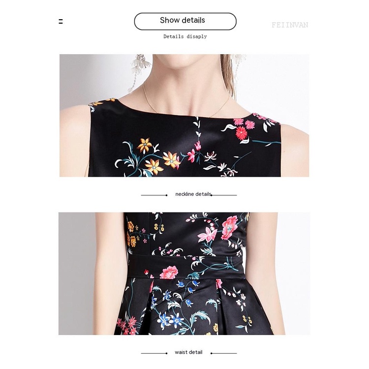 Đầm Maxi Phong Cách Retro 20237