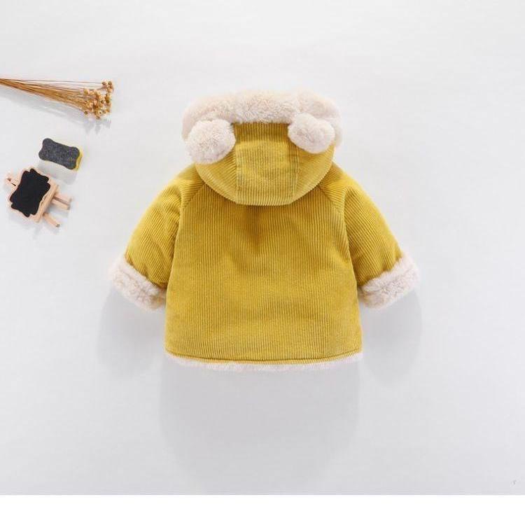 Áo khoác ấm cho bé, áo khoác nhung trần bông dày dặn cho bé trai và gái từ 7kg trở lên- Baby's Home có sẵn.