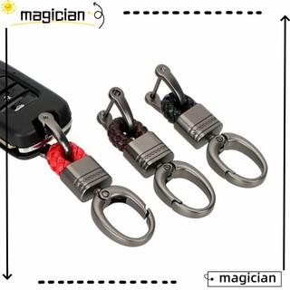 Móc chìa khóa da dệt tay tiện dụng