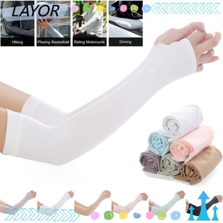 Găng Đeo Cánh Tay Xỏ Ngón Giữ Ấm Mùa Hè Đa Màu Sắc Khi Chơi Thể Thao/Bóng Rổ