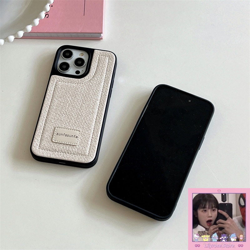 Bao Da Điện Thoại Denim Chất Lượng Cao Bảo Vệ Cho iPhone 14 Pro Max iPhone 13 12 11 Pro Max