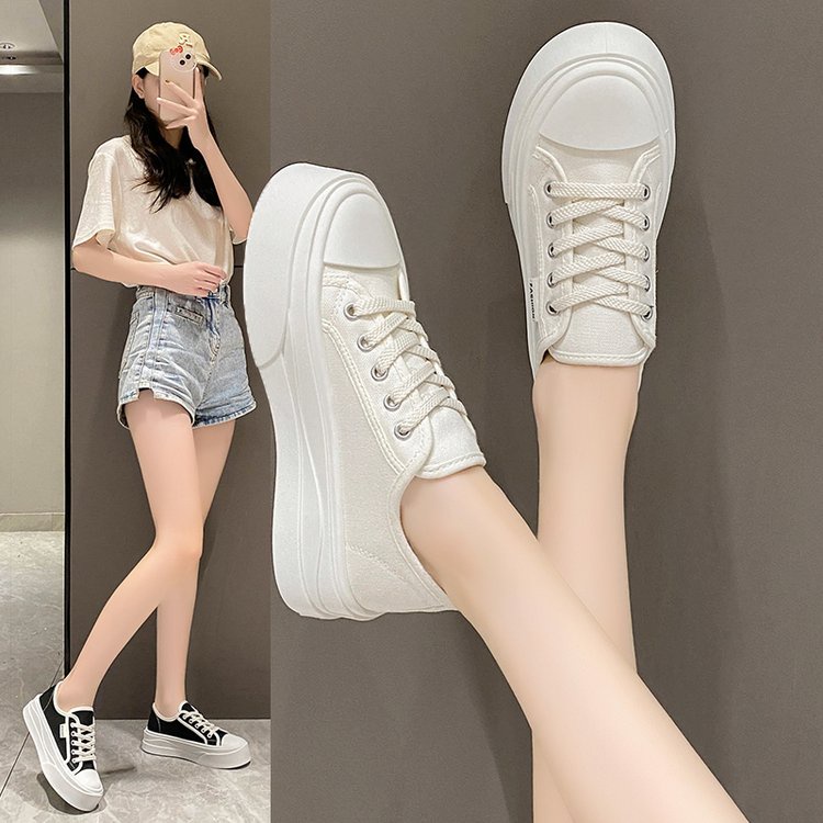 Giày Thể Thao Lưới Mũi Tròn Đế Dày Thời Trang Cho Nữ
