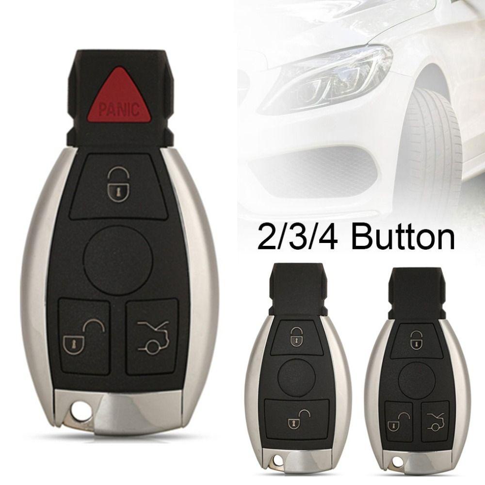 Vỏ Chìa Khóa Điều Khiển Từ Xa 2 / 3 / 4 Nút Cho Xe Hơi Benz W203 W204 W205 W210 W211 W212 W221 W222