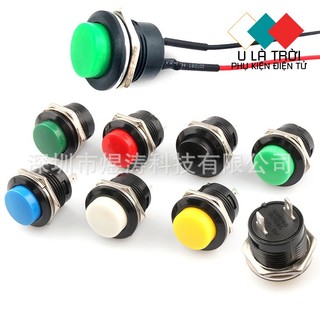 Nút nhấn nhả 16mm - nút đề - nút reset