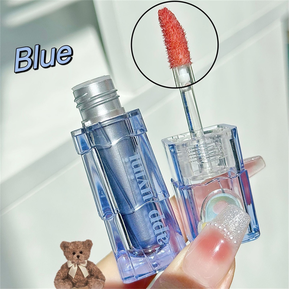 Son bóng dưỡng ẩm có độ bóng cao màu xanh trong suốt như gương Water Gloss Lip Tint JULYSTAR