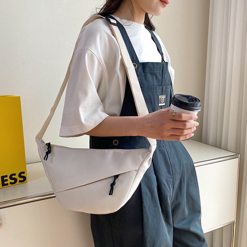 Túi nữ đeo chéo  Màu Sắc Đơn Giản Thời Trang Cho Nữ