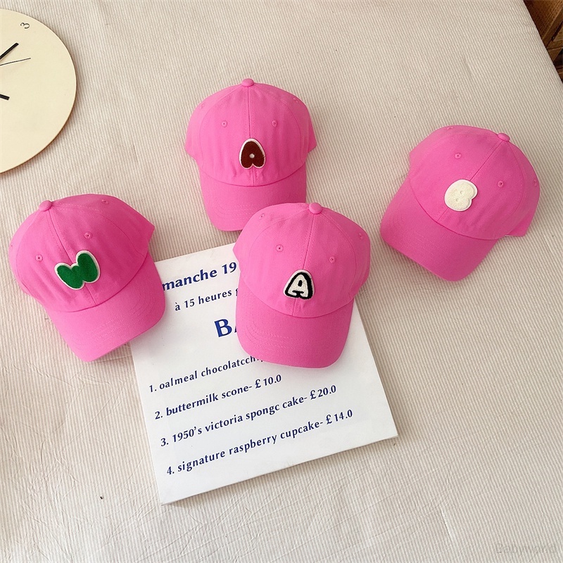 Mũ Lưỡi Trai Chống Nắng Thêu Chữ Barbie Màu Hồng Dễ Thương Cho Bé Trai + Gái