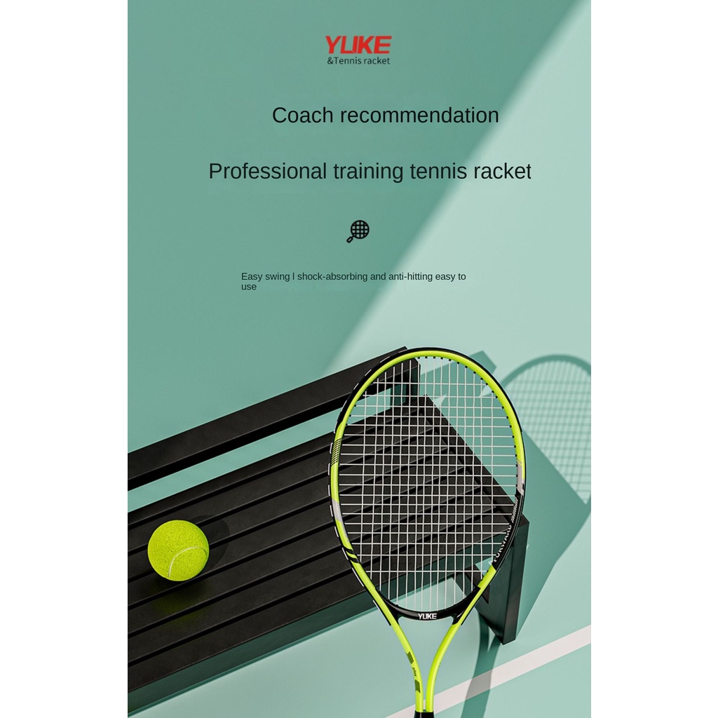 Bộ Vợt Tennis Kèm Dây Chuyên Dụng Cho Người Mới Bắt Đầu