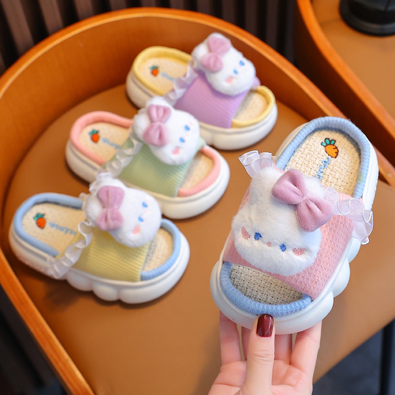 ZOOMSTAR Dép bé gái dép cho bé gái sandal bé gái Dép cô gái dễ thương Chống trượt thoải mái chống mài mòn 2023 NEW STYLE O90I04X 34Z230825