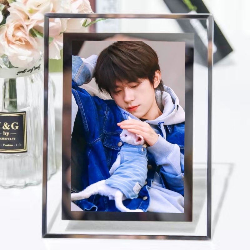 Khung Ảnh Pha Lê Wang Yuan Yi Yang Qianxi Nhóm Nhạc Tfboys